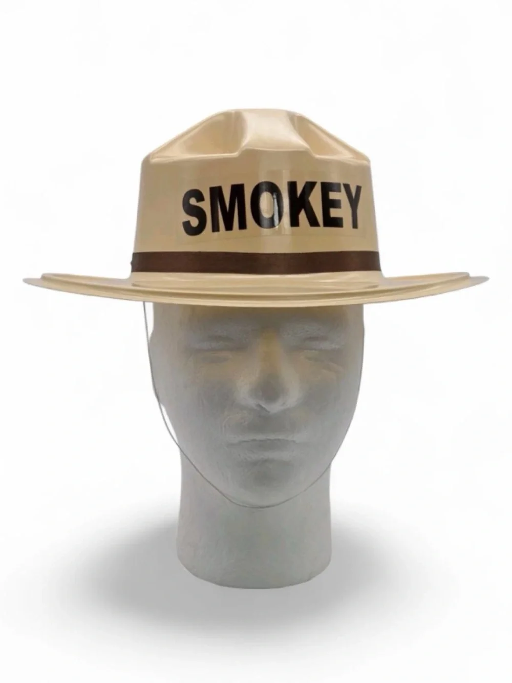 Official Vintage Smokey Bear Plastic Park Ranger Costume Hat